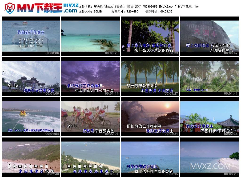 廖勇胜-我的旅行我做主_国语_流行_MD302059